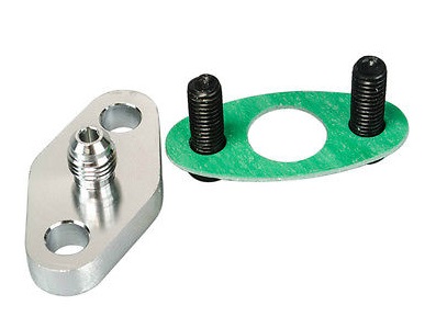 4AN Oil feed adapter for T3/T4 Turbo