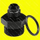 6 AN Male to AN10 ORB Straight Adapter Black