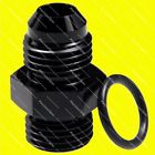 6AN Male to 6AN ORB Straight  Adapter Black