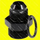 AN8 Male to AN10 ORB Straight Adapter Black