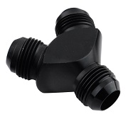 6 AN Male to 6 AN Male Flared Adapter Y Block