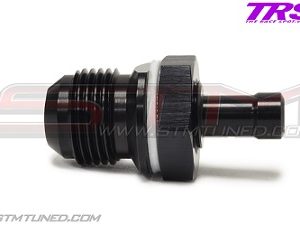 -8AN Black Anodized E85 Safe Fuel Bulkhead Fitting