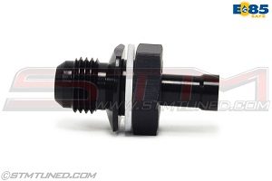 -6AN Black Anodized E85 Safe Fuel Bulkhead Fitting