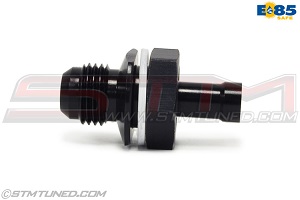-6AN Black Anodized E85 Safe Fuel Bulkhead Fitting