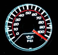 Megan Racing 52mm Gauge : Oil Pressure