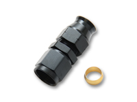 5/16" Tube to Female 6 AN Adapter with Brass Olive Inserts