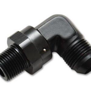 Male Flare Fitting, 90 Degree; Size: -10AN; Pipe Thread: 1/2" NPT
