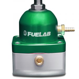 Fuelab 515 EFI Adjustable FPR 90-125 PSI (2) -10AN In (1) -6AN Return - Green