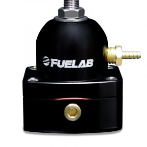 Fuelab 535 EFI Adjustable Mini FPR 90-125 PSI (2) -6AN In (1) -6AN Return - Black
