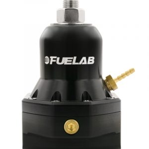 Fuelab 565 EFI Adjustable FPR 25-60 PSI (2) -10AN In (1) -10AN Return Max Flow Bypass - Black