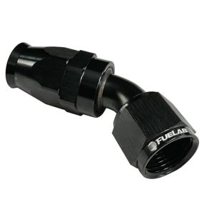 Fuelab PTFE Swivel Hose End Fitting - 45 Degree - 12AN