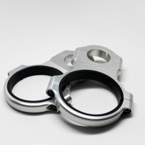 Fuelab Cage Mount Fuel Pump Billet Bracket Set - (2) Brackets for Each Pump